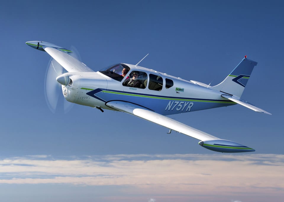 In 2014, this Debonair was the AOPA Sweepstakes plane. Debonairs were among the Beechcraft models that had the Magic Hand installed. (Photo courtesy AOPA)