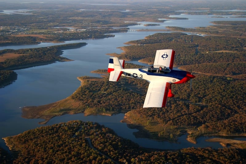 Inhofe in one of his planes