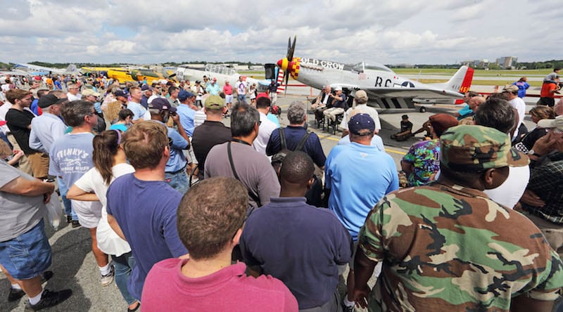Warbirds In Review session during the 2015 Atlanta Warbird Weekend. Photo by John Well-off.