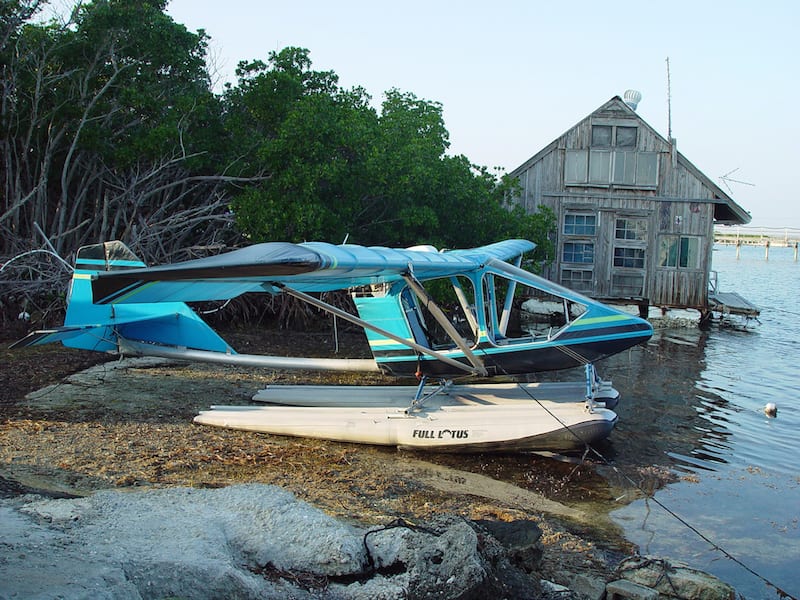 A Hawk on floats. (Photo courtesy 