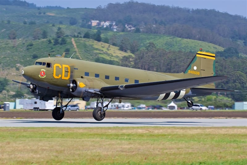 The Estrella Warbirds Museum brought this C-47B which has been flying since a restoration in 2009.