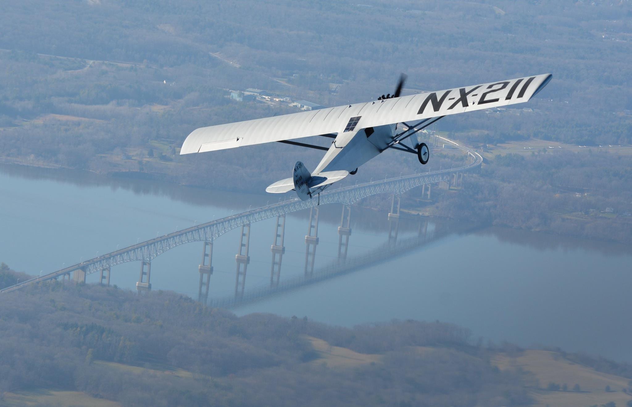 Spirit of St Louis repro at Old Rhinebeck Aerodrome in NY Tim Haggeryt photo