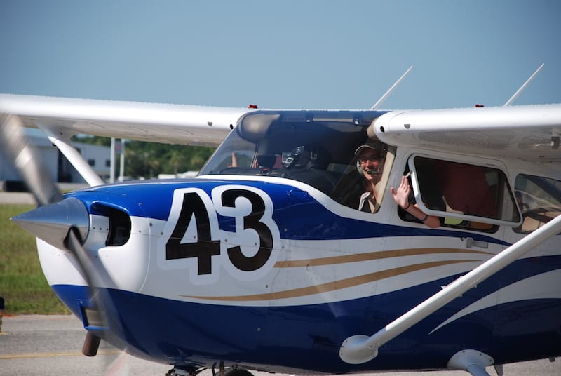 First place winners, Team 43, Amy Pasmore and Emmy Dillon and from Embry-Riddle Aeronautical University arrive at Daytona.