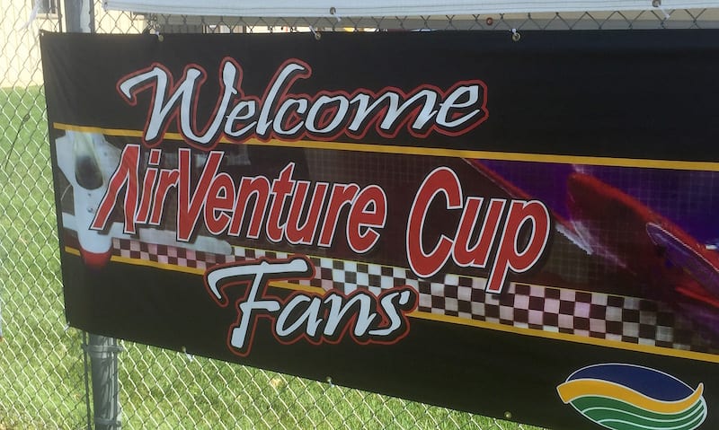 The AirVenture Cup ramp at Mitchell, SD, is open to the public the day before the race, and is a popular attraction with the local community. Young Eagles flights where given, and race organizers suspect that the actual 2 millionth Young Eagle received his or her flight in one of the race planes the day before the race. (Photo by William E. Dubois)