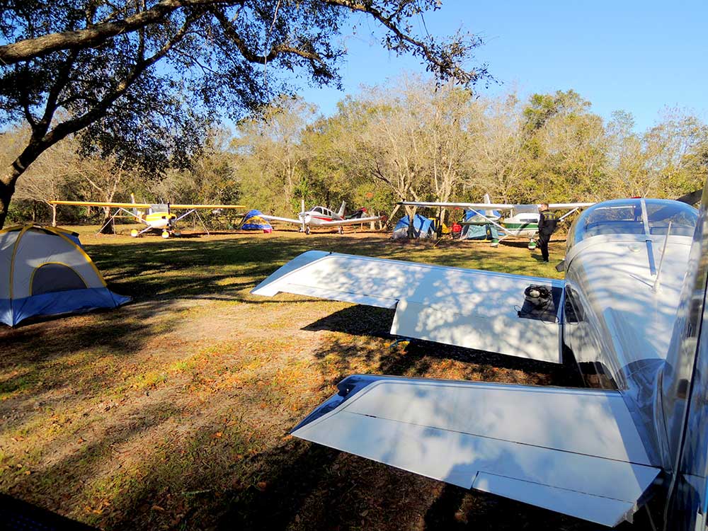 Many visitors have enjoyed the planned 3-day fly-in/camp-outs hosted by the Friends of the Arcadia Airport.