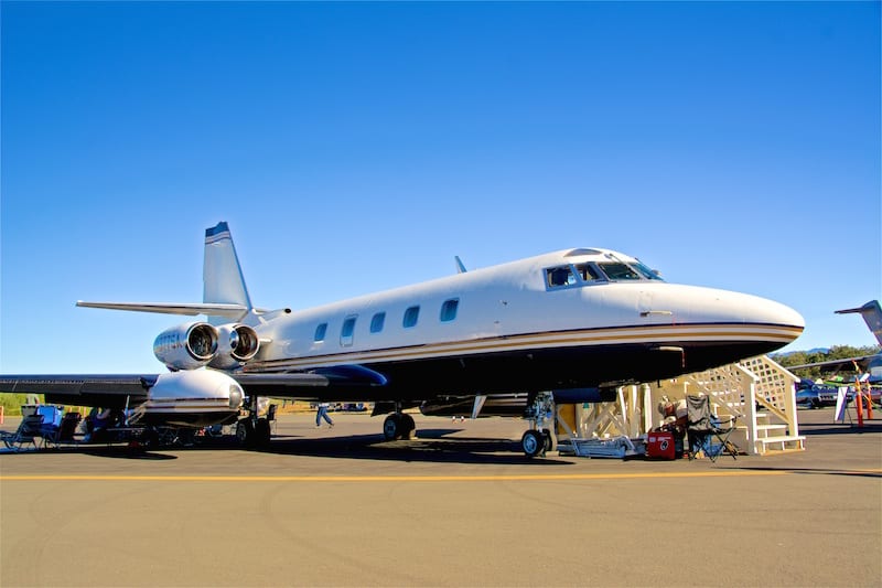 The newest addition to the collection, this beautiful Lockheed Jetstar is an executive business jet produced in the 1960s and 1970s and was the first true business jet to enter service.