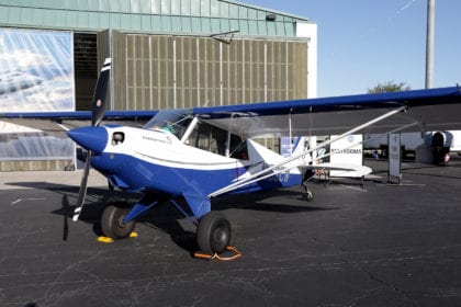 This Aviat Aircraft Husky more than held its own on the ramp. 