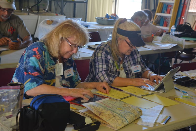 Flight planning is essential to success in the rally.