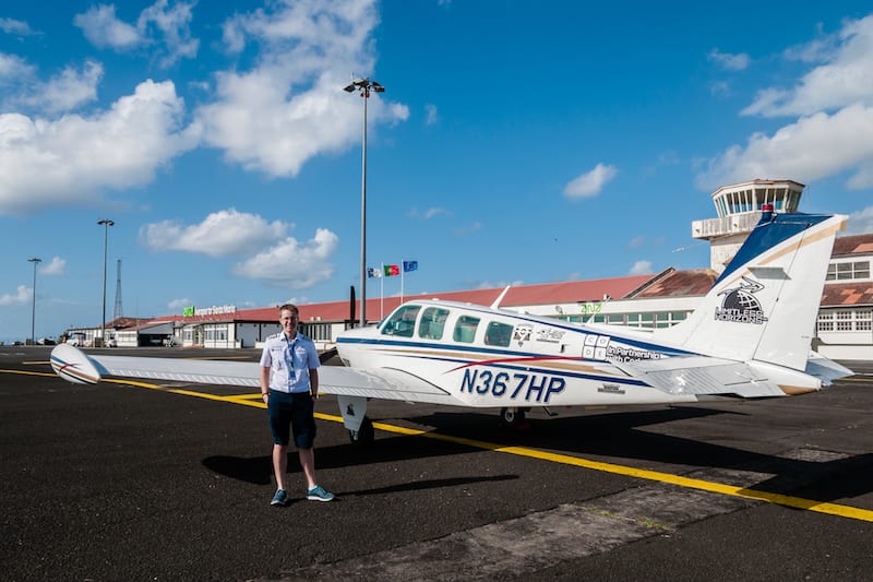 How long does it take to fly around the world?