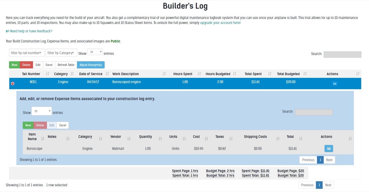 planelogix releases free builder