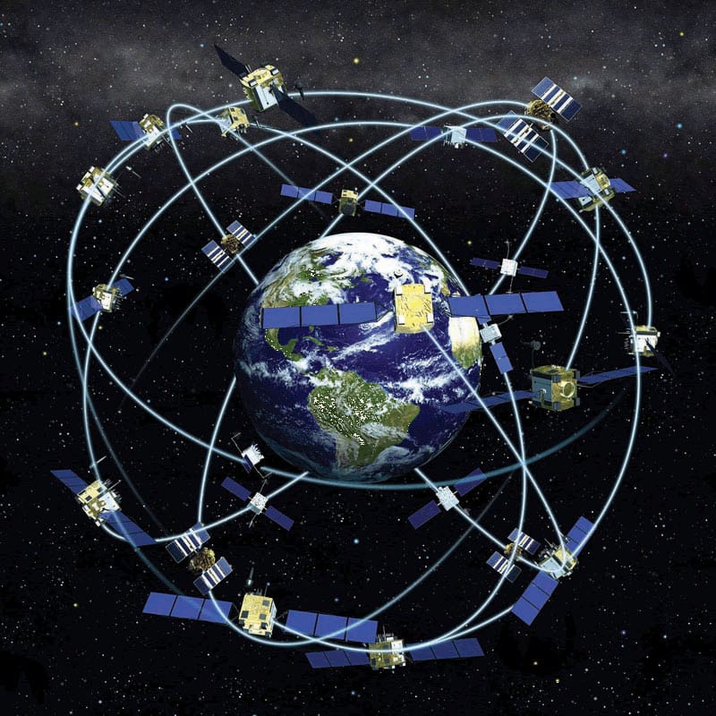 Global Positioning System satellite image