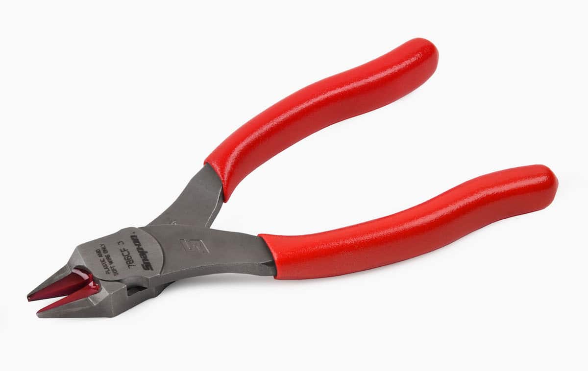 The new 6” Diagonal Flush Cut Cutter with Cushion Throat from Snap-on