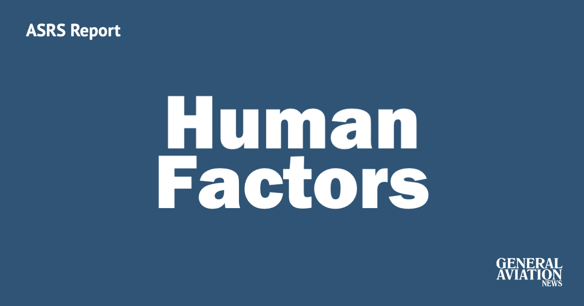 ASRS Report Human Factors