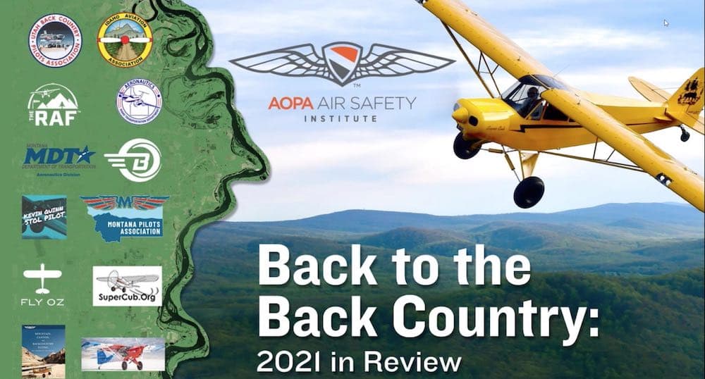 Back to the Backcountry — General Aviation News