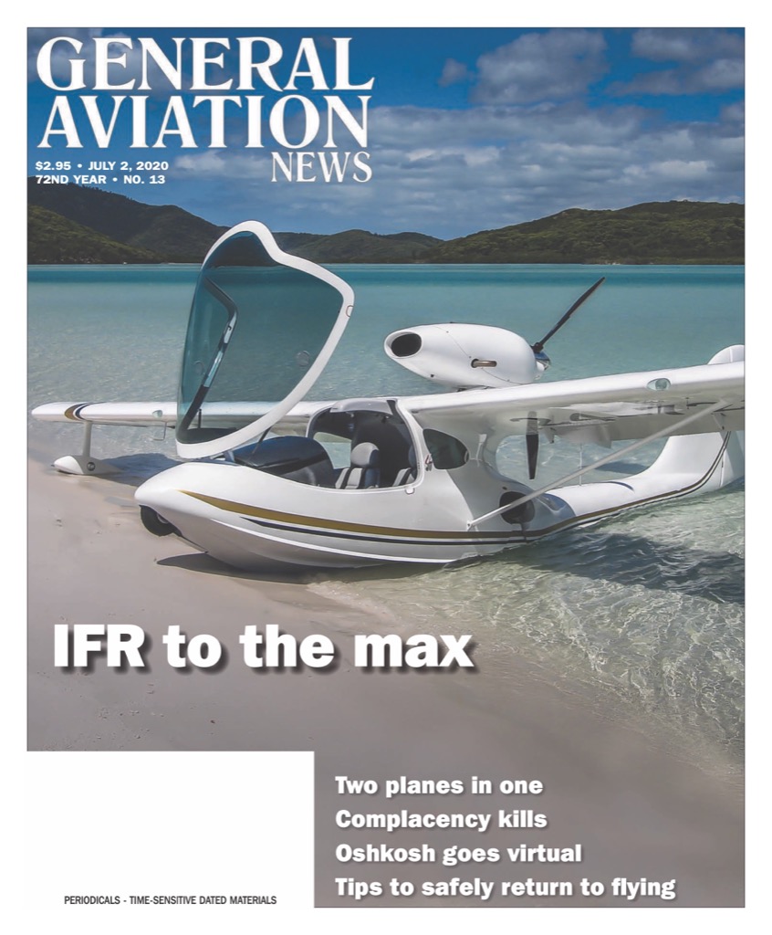 Cover if the July 2, 2020 edition of General Aviation News