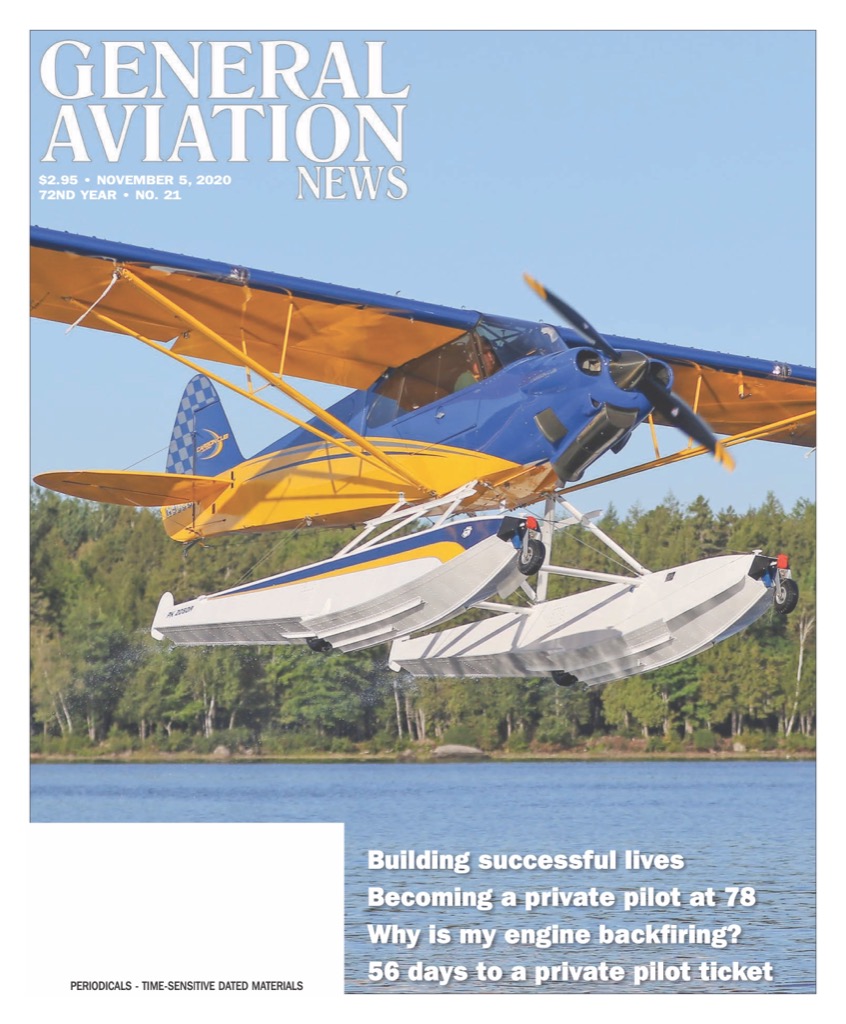 Cover if the November 5, 2020 edition of General Aviation News