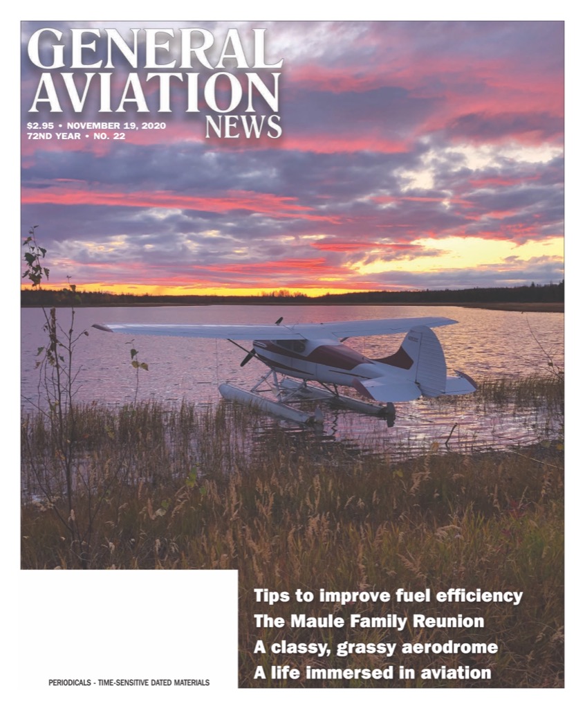 Cover if the November 19, 2020 edition of General Aviation News