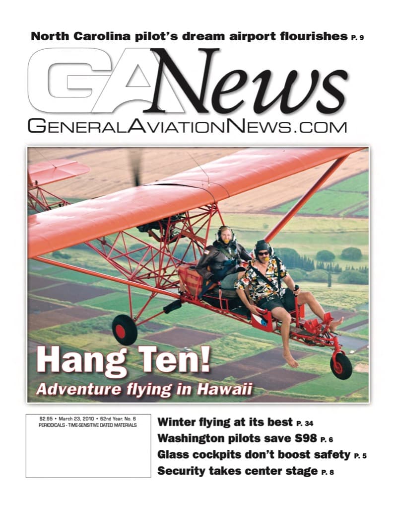 Cover of the March 23, 2010 edition of General Aviation News
