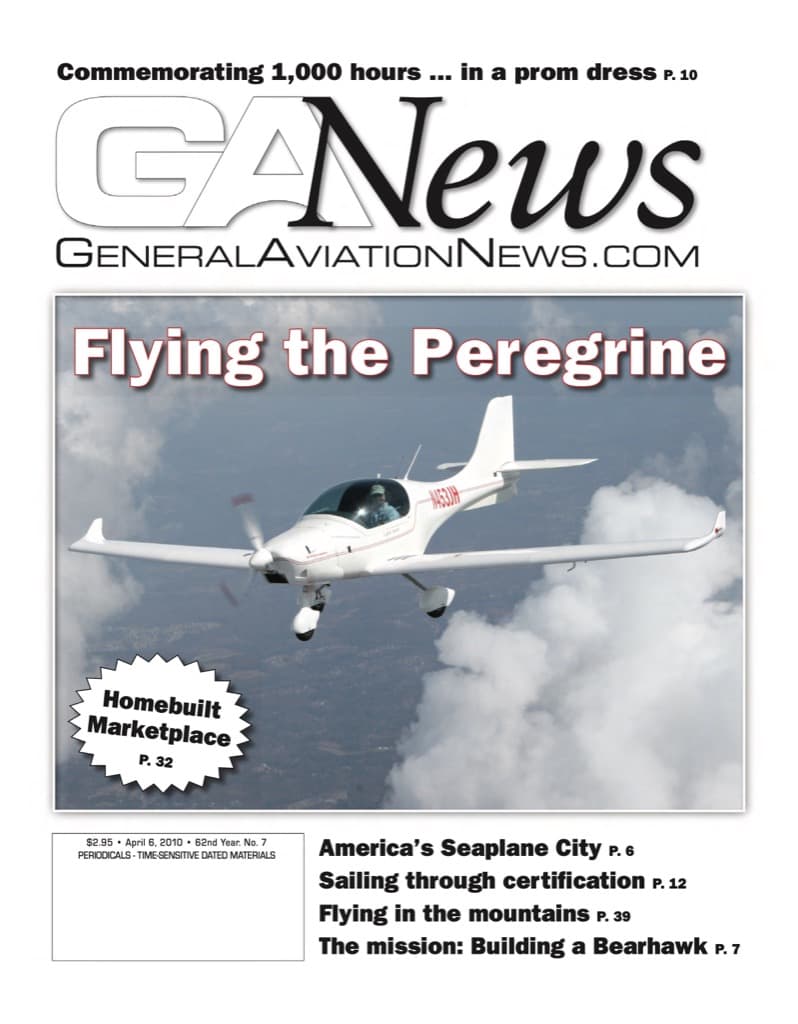 Cover of the April 6, 2010 edition of General Aviation News