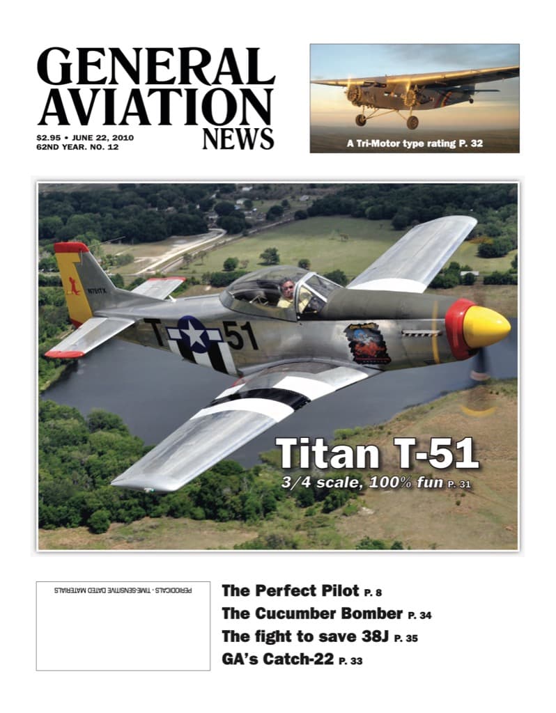 Cover of the June 22, 2010 edition of General Aviation News