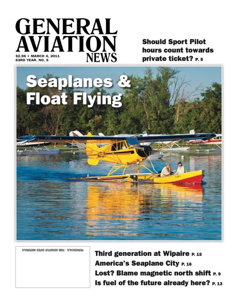 Cover of the March 4, 2011 edition of General Aviation News