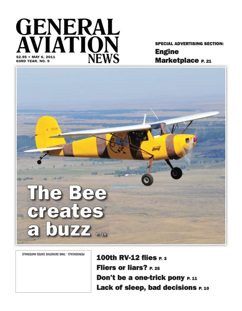 Cover of the May 6, 2011 edition of General Aviation News