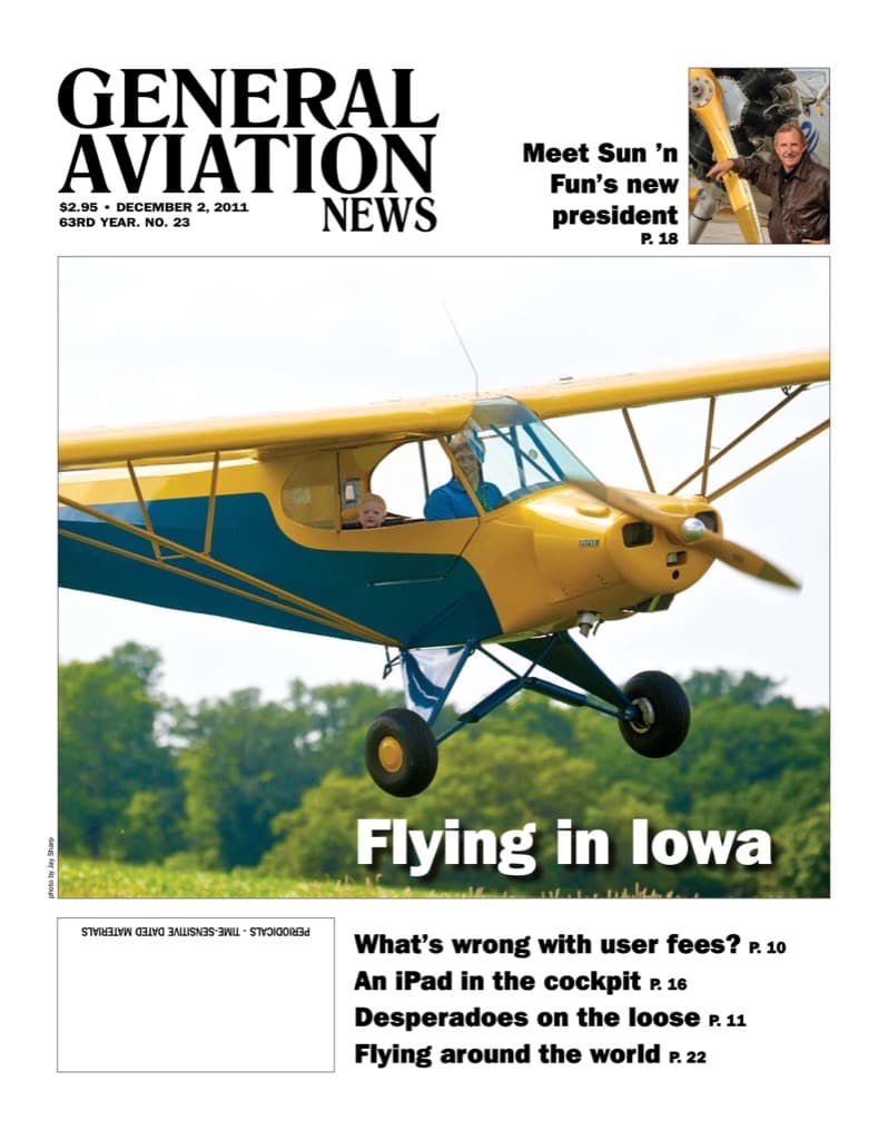Cover of the December 2, 2011 edition of General Aviation News