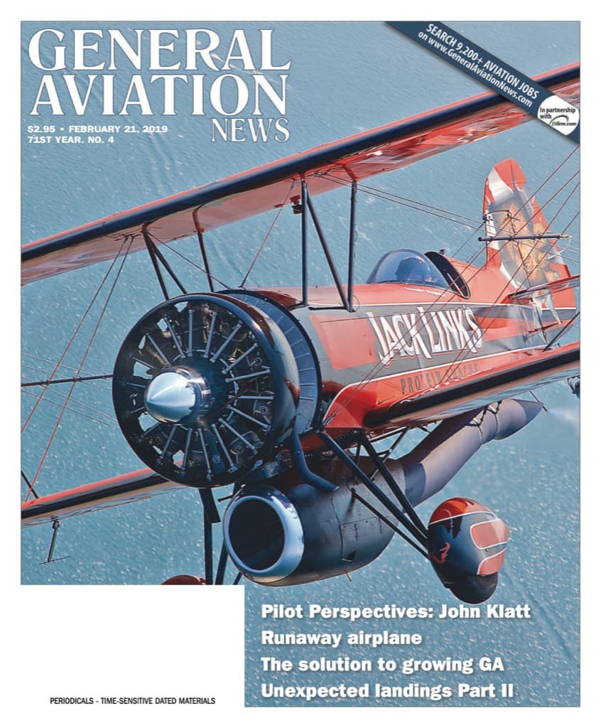 Cover of the February 21, 2019 edition of General Aviation News