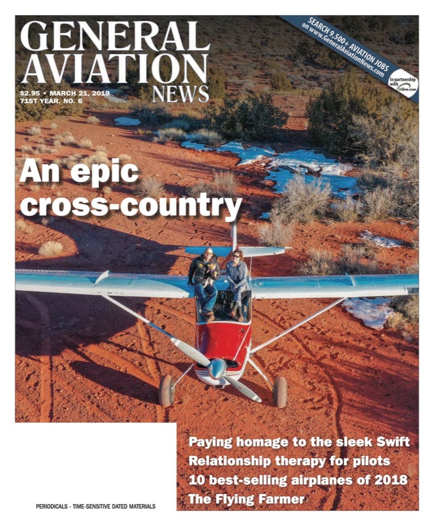 Cover of the March 21, 2019 edition of General Aviation News