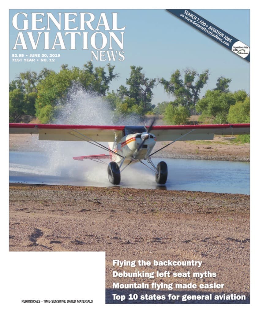 Cover of the June 20, 2019 edition of General Aviation News