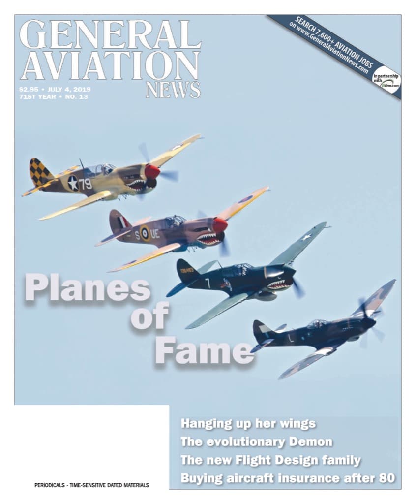 Cover of the July 4, 2019 edition of General Aviation News