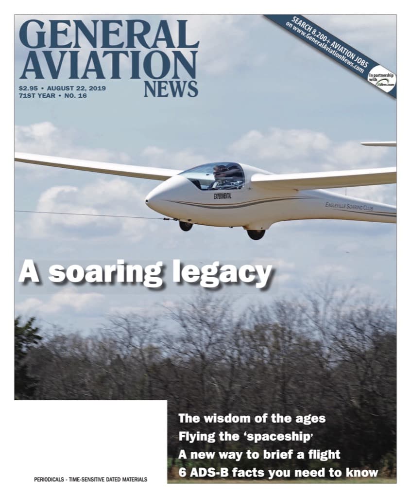 Cover of the August 22, 2019 edition of General Aviation News