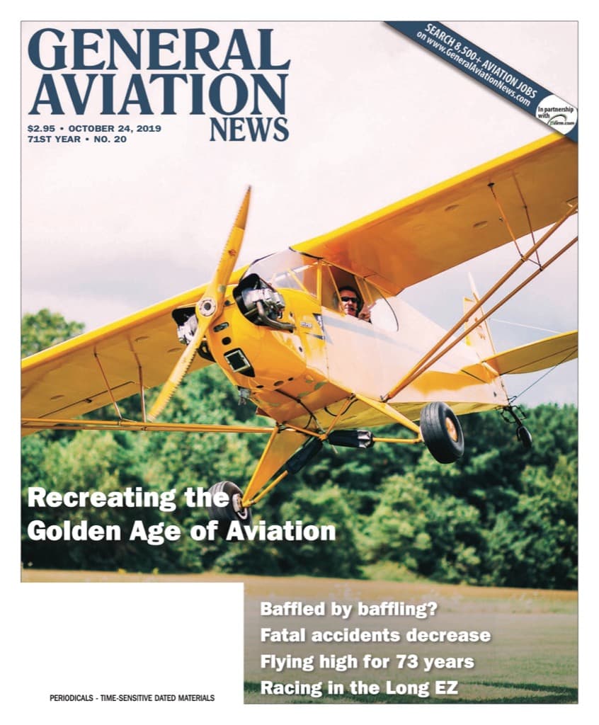 Cover of the October 24, 2019 edition of General Aviation News