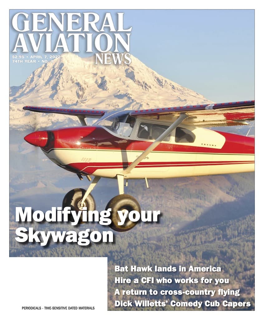 Cover of the April 7, 2022 edition of General Aviation News