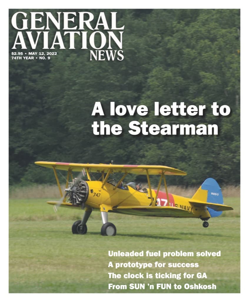 Cover of the May 12, 2022 edition of General Aviation News