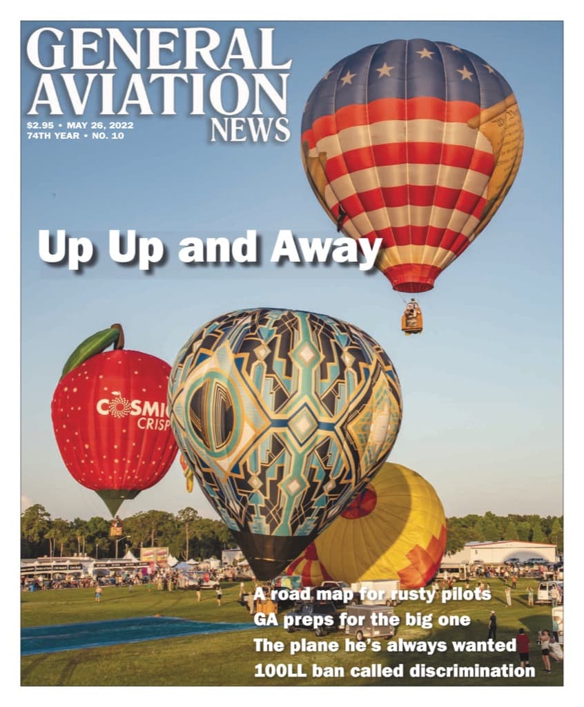 Cover of the May 26, 2022 edition of General Aviation News