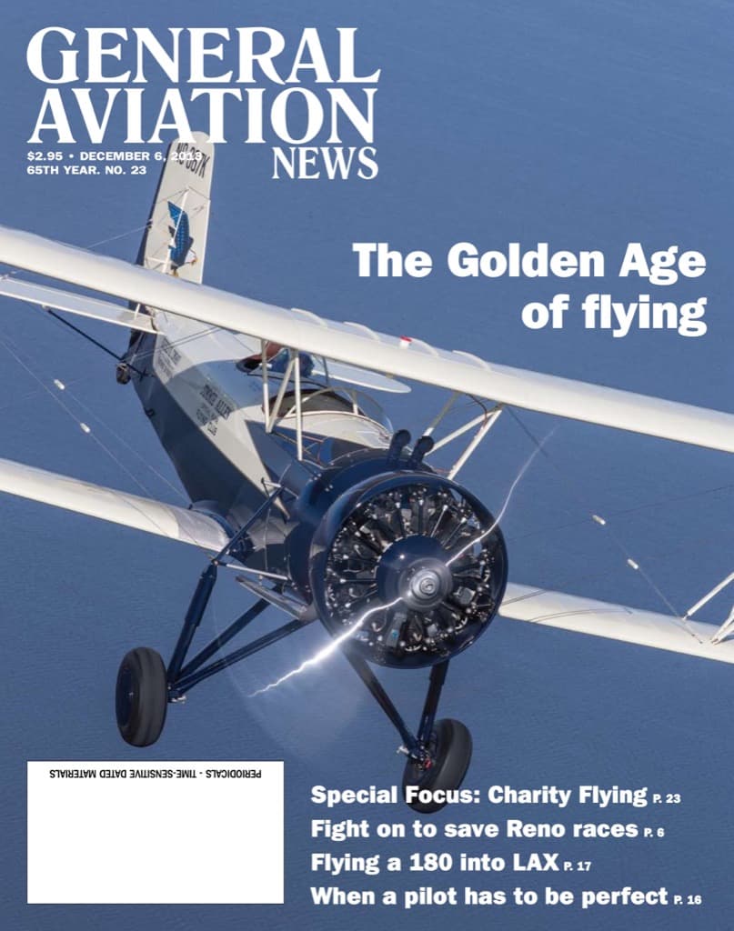 Cover of the December 6, 2013 edition of General Aviation News