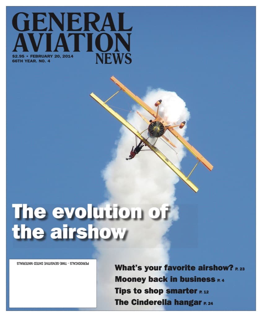 Cover of the February 20, 2014 edition of General Aviation News