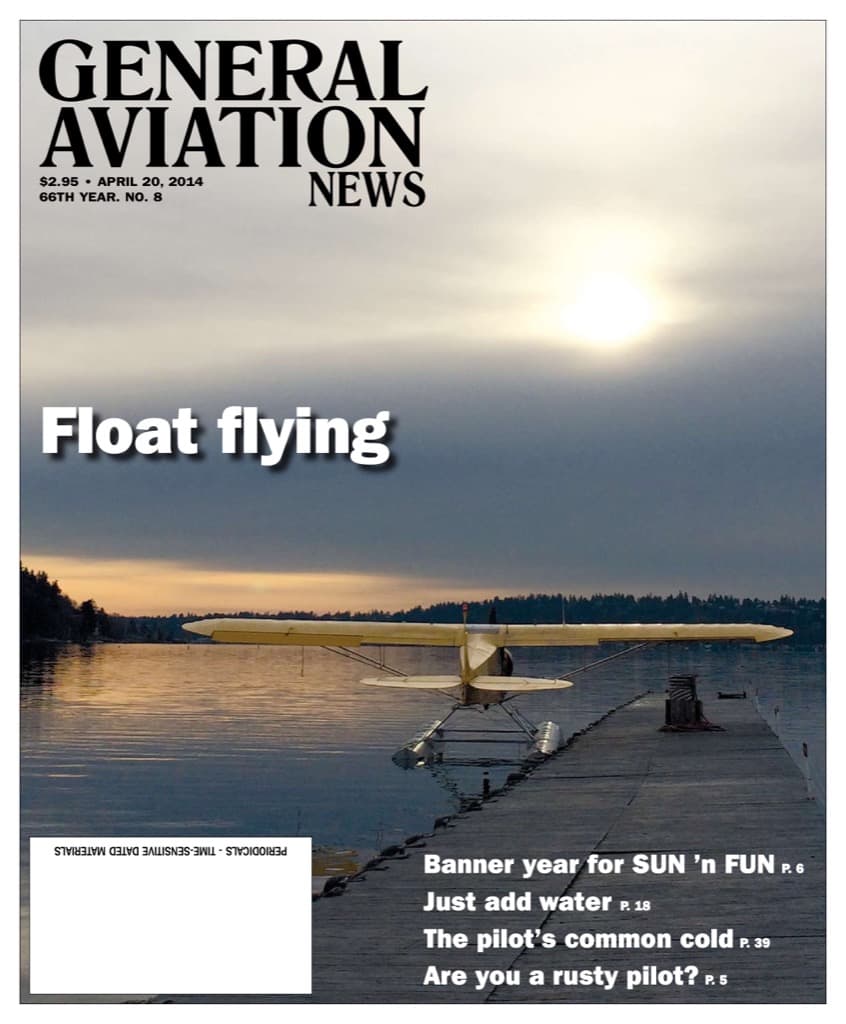Cover of the April 20, 2014 edition of General Aviation News