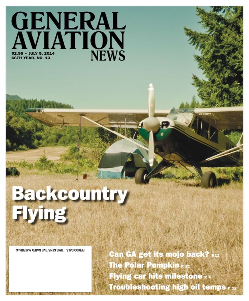 Cover of the July 5, 2014 edition of General Aviation News