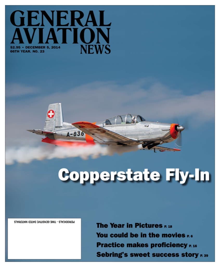 Cover of the December 5, 2014 edition of General Aviation News