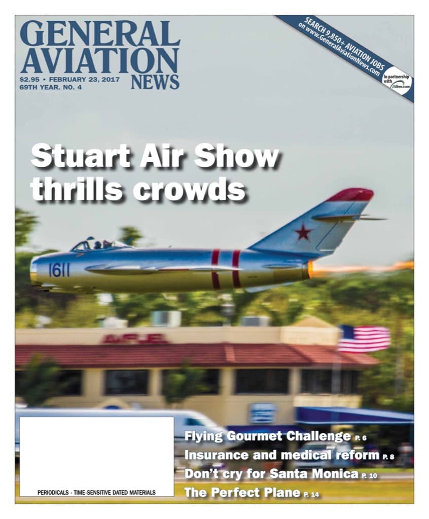 Cover of the February 23, 2017 edition of General Aviation News