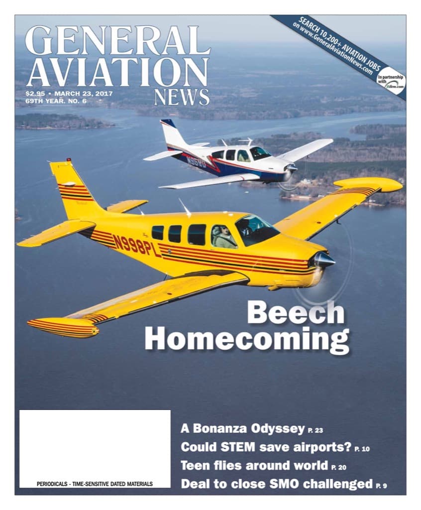 Cover of the March 23, 2017 edition of General Aviation News