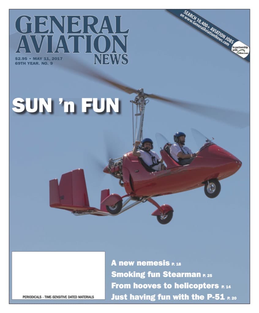 Cover of the May 11, 2017 edition of General Aviation News