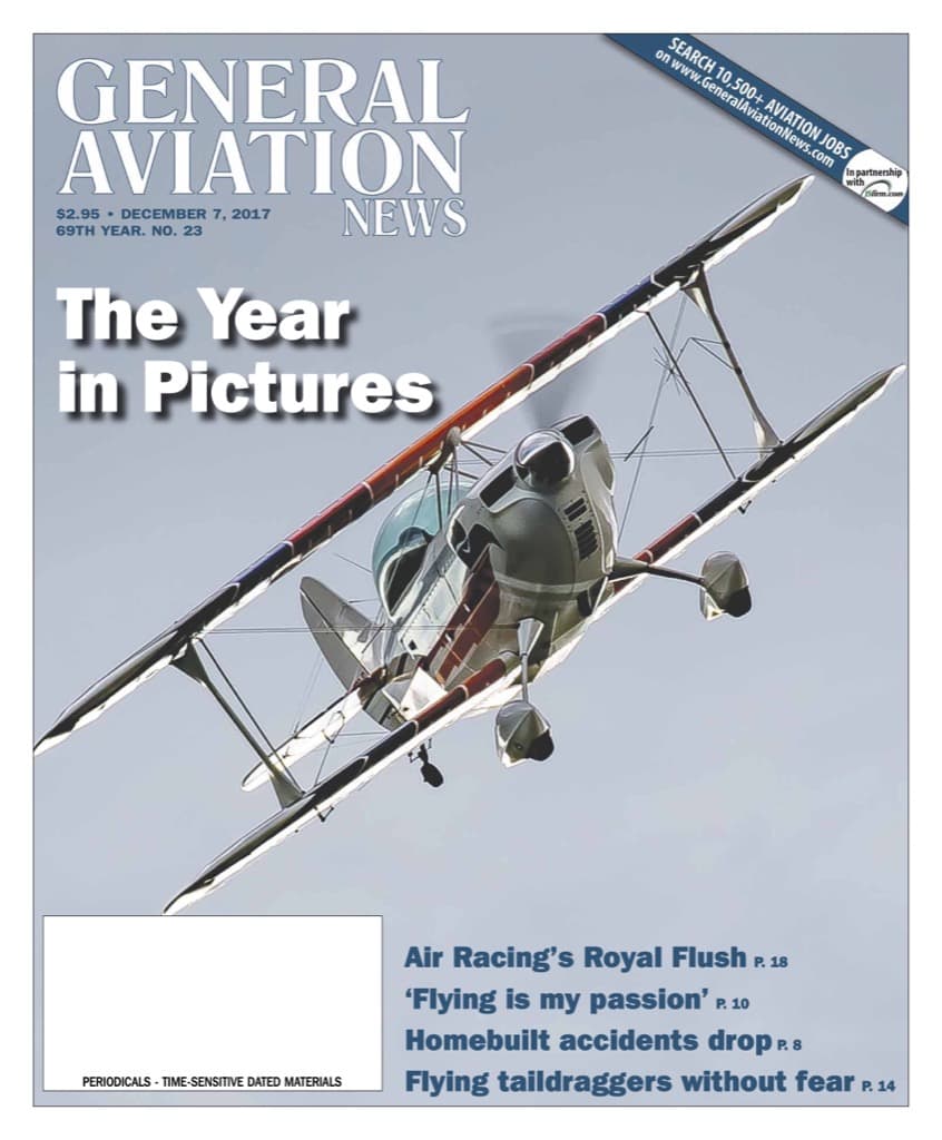 Cover of the December 7, 2017 edition of General Aviation News