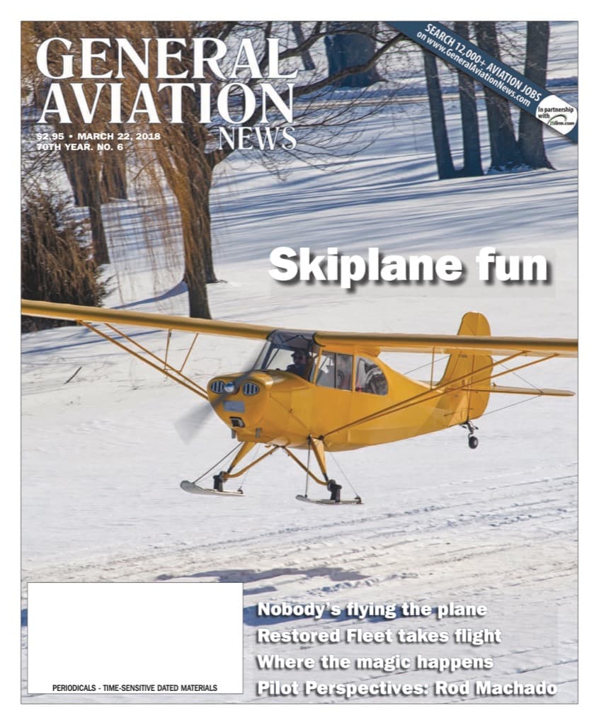 Cover of the March 22, 2018 edition of General Aviation News