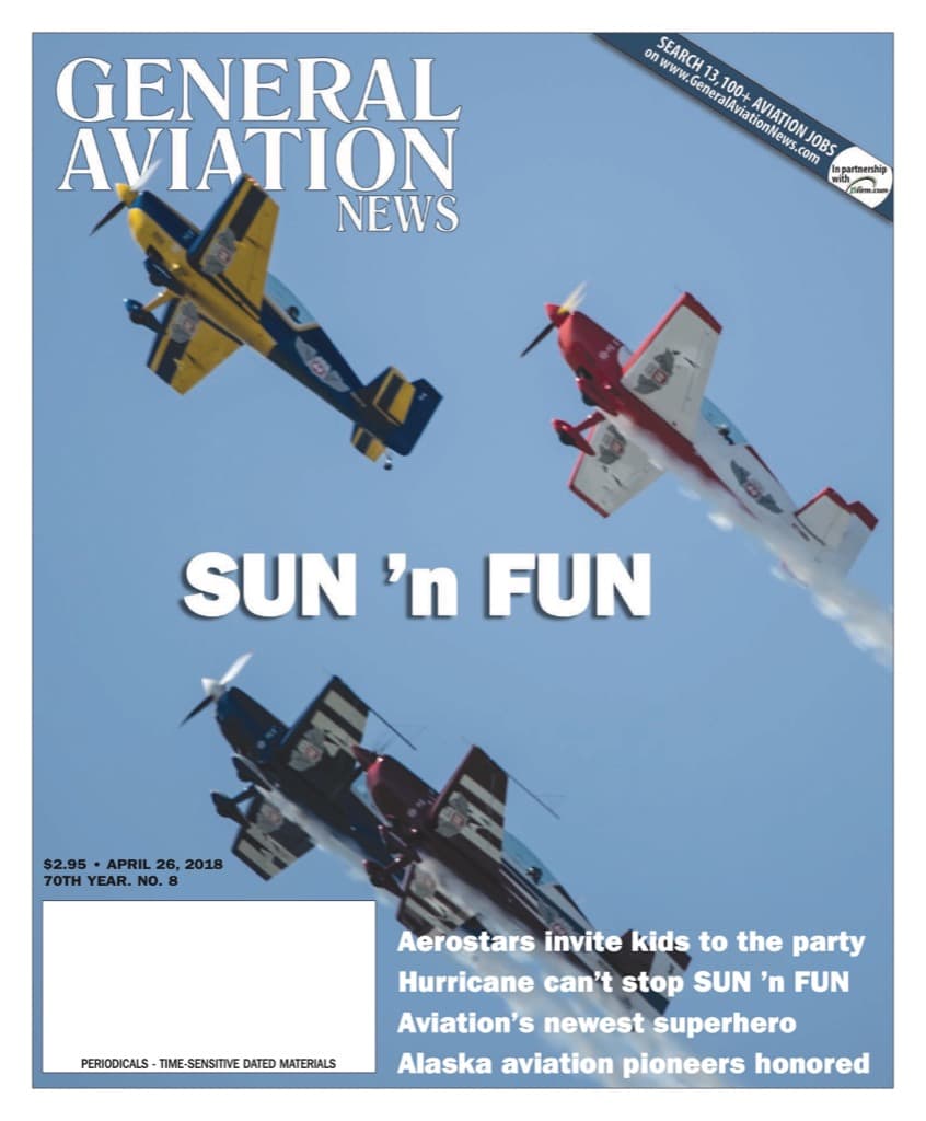 Cover of the April 26, 2018 edition of General Aviation News