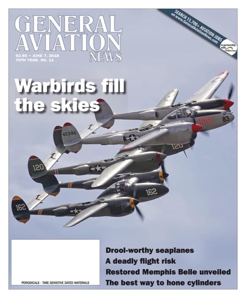 Cover of the June 7, 2018 edition of General Aviation News