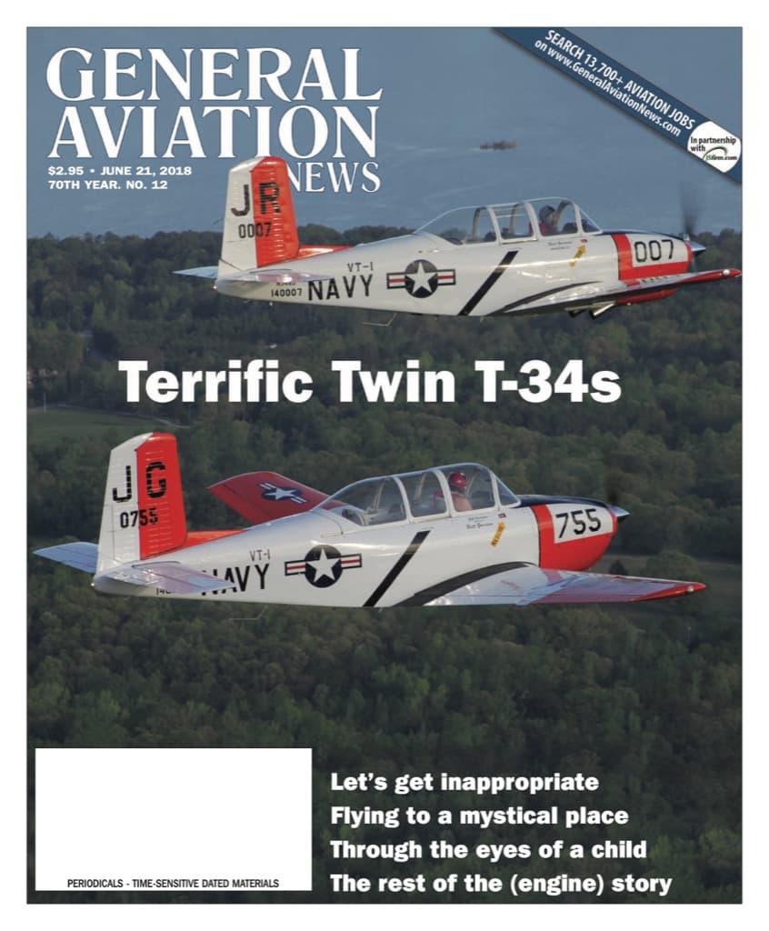 Cover of the June 21, 2018 edition of General Aviation News