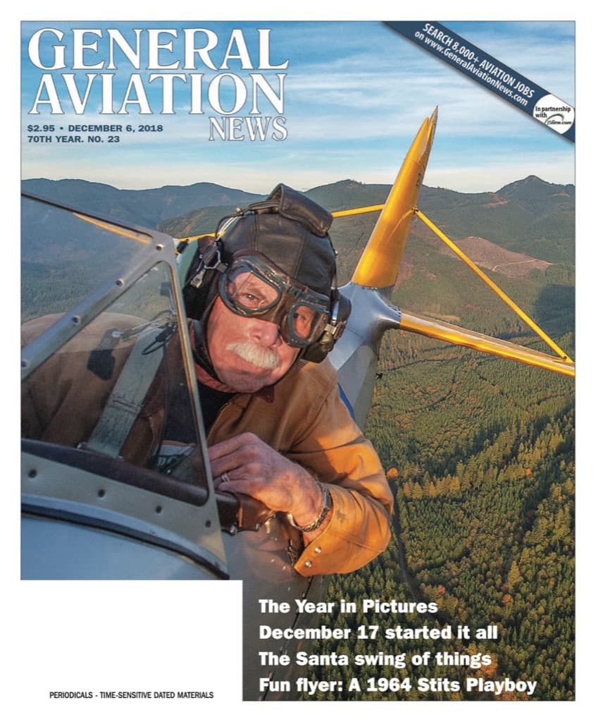 Cover of the December 6, 2018 edition of General Aviation News